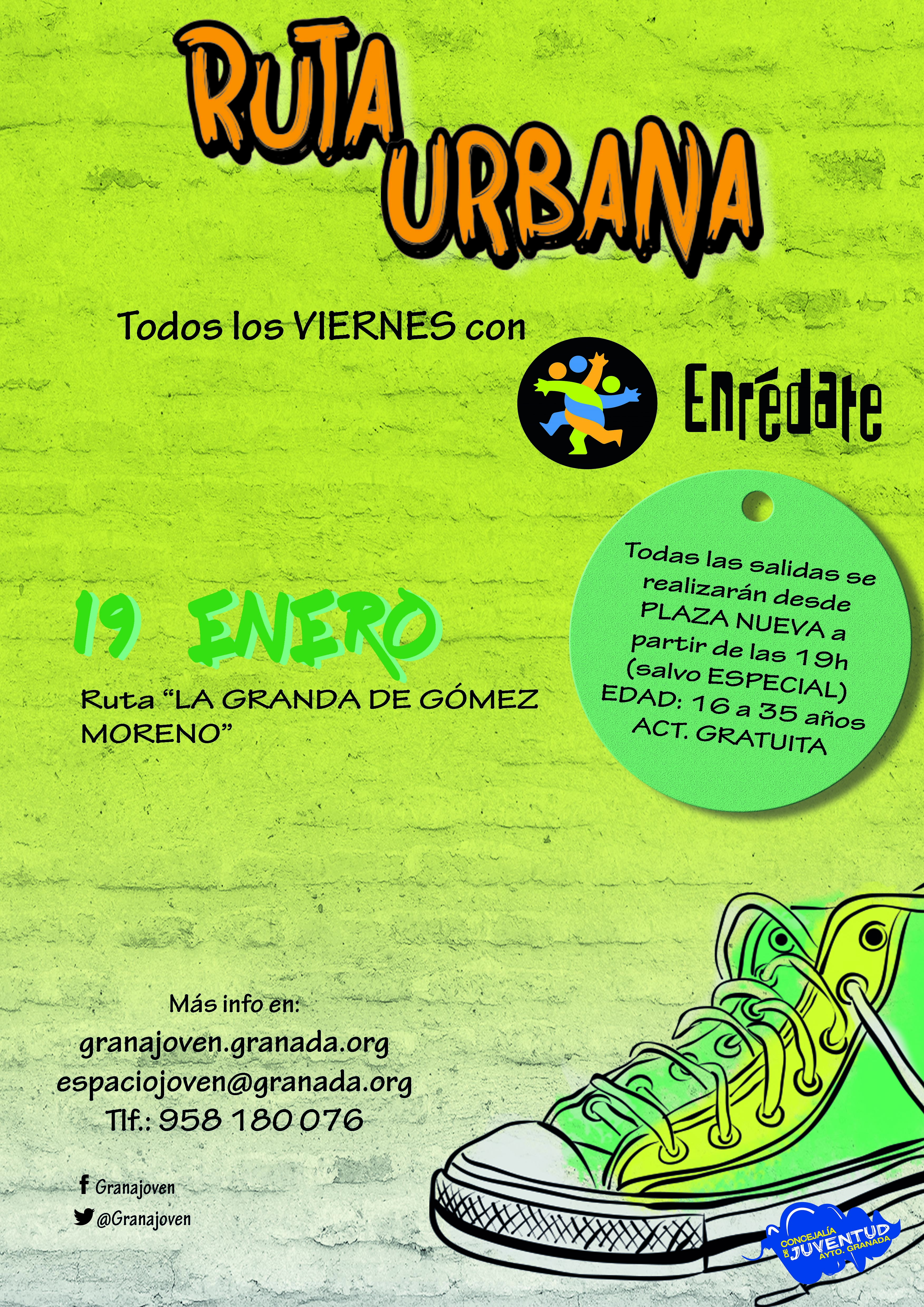 Enredate. RUTA URBANA